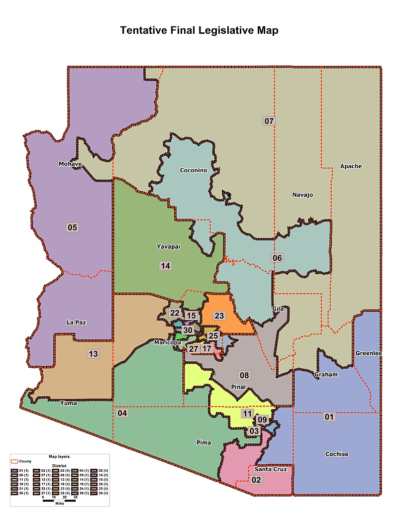 Cochise County Remains Intact in New Congressional District Maps ...